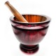 CAG Red Wood Mortar with Pastle 11inch XL